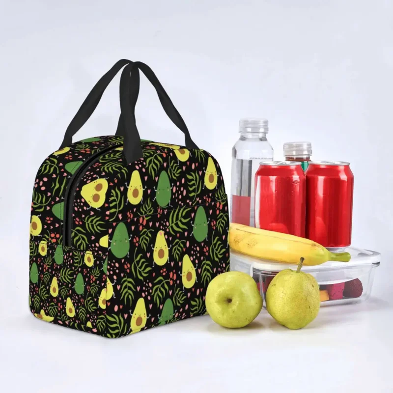 Авокадо, Термоизолированная сумка для ланча, Женский Портативный контейнер для ланча для детей, школьников, Многофункциональная коробка для еды