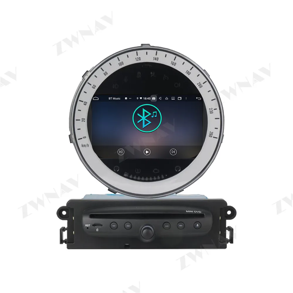 Автомагнитола Carplay Bluetooth для Mini Cooper 2006-2013 Видео Автомобильный мультимедийный центр 2 Din Android Автоэкран Стерео головное устройство