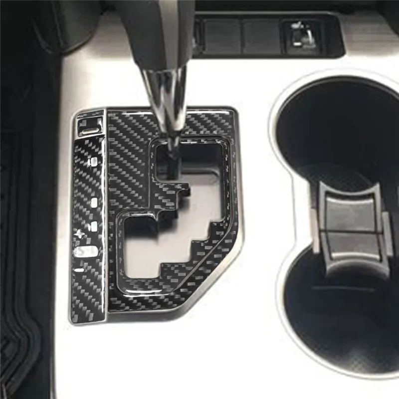 Для Toyota Camry 2012 2013 2014 Декоративные Аксессуары для интерьера автомобиля, наклейки для автоматической коробки передач из углеродного волокна