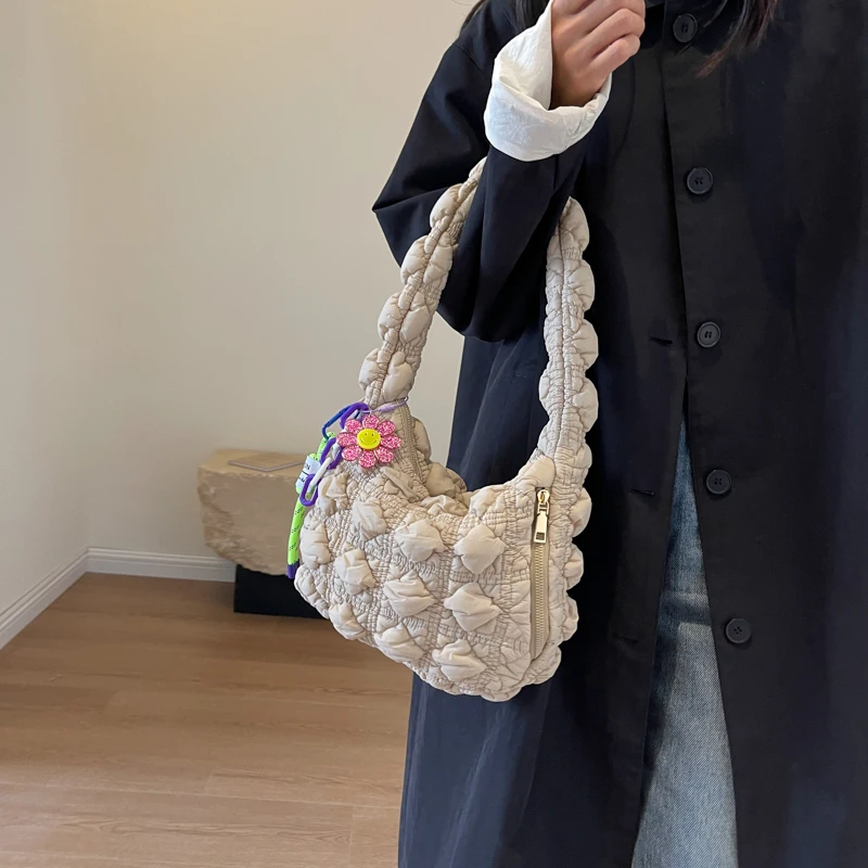 Женские сумки в продаже 2023 года, высококачественные однотонные сумки-мессенджеры на молнии в виде полумесяца, дизайнерские сумки через плечо в стиле ретро