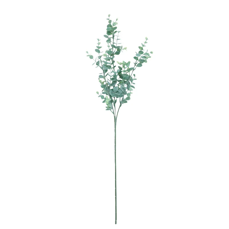 Искусственные Ветви листьев Эвкалипта, имитирующие Пластиковое Зеленое Растение, Реквизит для свадебной фотографии, Украшение домашнего сада Поддельными цветами
