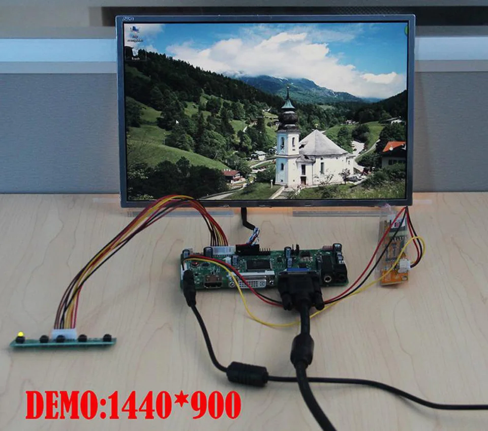 Комплект для LM230WF5-TRC2/TLD3/TLB1 LVDS DVI Панель Плата контроллера VGA Экран Монитор СВЕТОДИОДНЫЙ ЖК-ДИСПЛЕЙ 1920X1080 Аудиокарта DIY 23