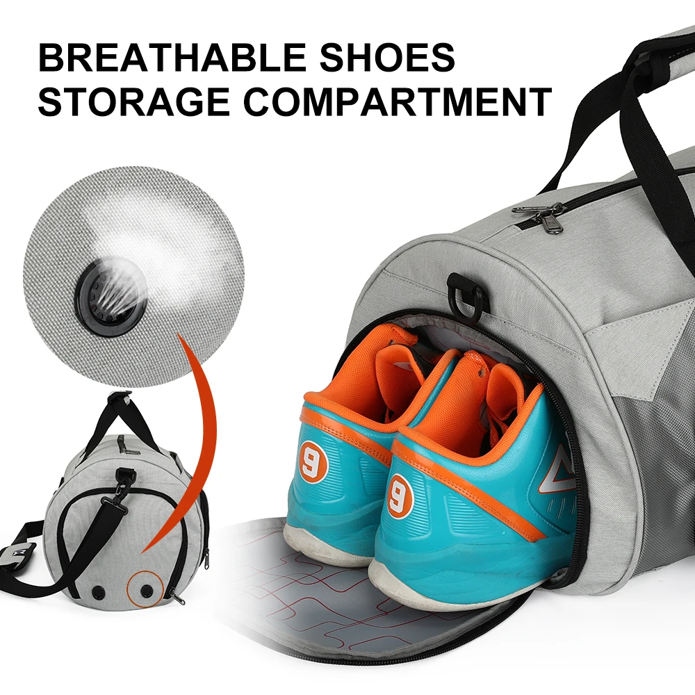 Мужские спортивные сумки для фитнес-тренировок, спортивная сумка для путешествий на открытом воздухе, многофункциональные сухие влажные разделительные пакеты Sac De Sport