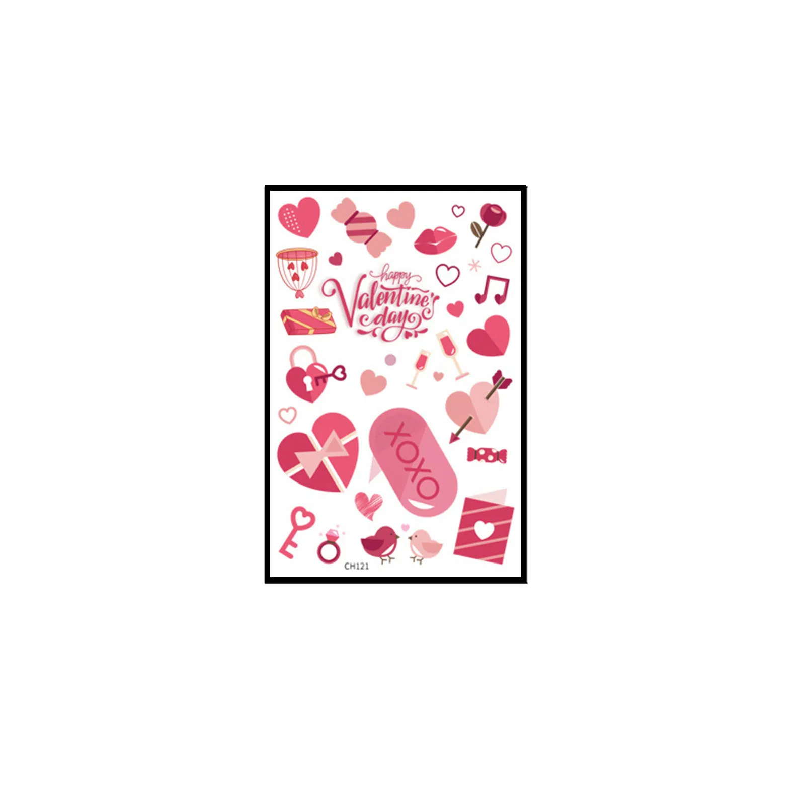 Новая наклейка на День Святого Валентина Украшение стен гостиной спальни Самоклеящиеся наклейки на двери стеклянной комнаты Home Decor 2024