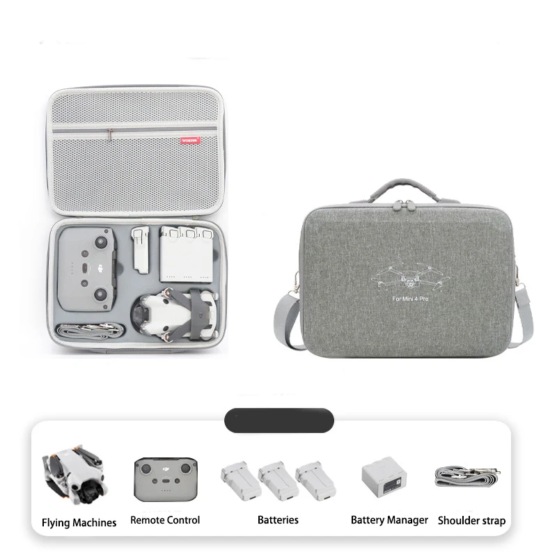 Портативная сумка для хранения DJI Mini 4 Pro, дорожная сумка через плечо, устойчивая к царапинам сумка, аксессуары для дронов