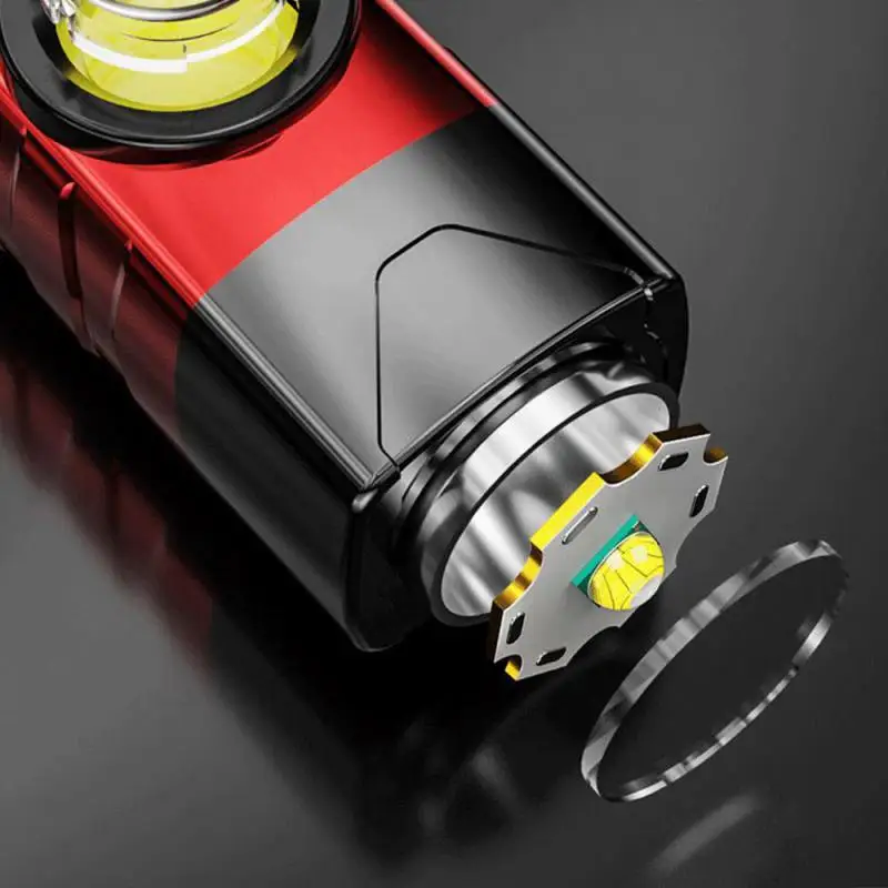 Портативный светодиодный фонарик Mini COB Work Light USB Перезаряжаемый походный фонарь 18650 с зажимом, 3 режима, мощный фонарь для рыбалки