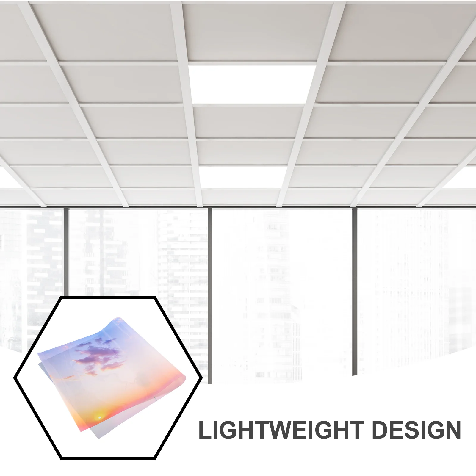 Сменный люминесцентный светильник, потолочный светильник, светильник для домашнего офиса, люминесцентный светильник, декоративный аксессуар