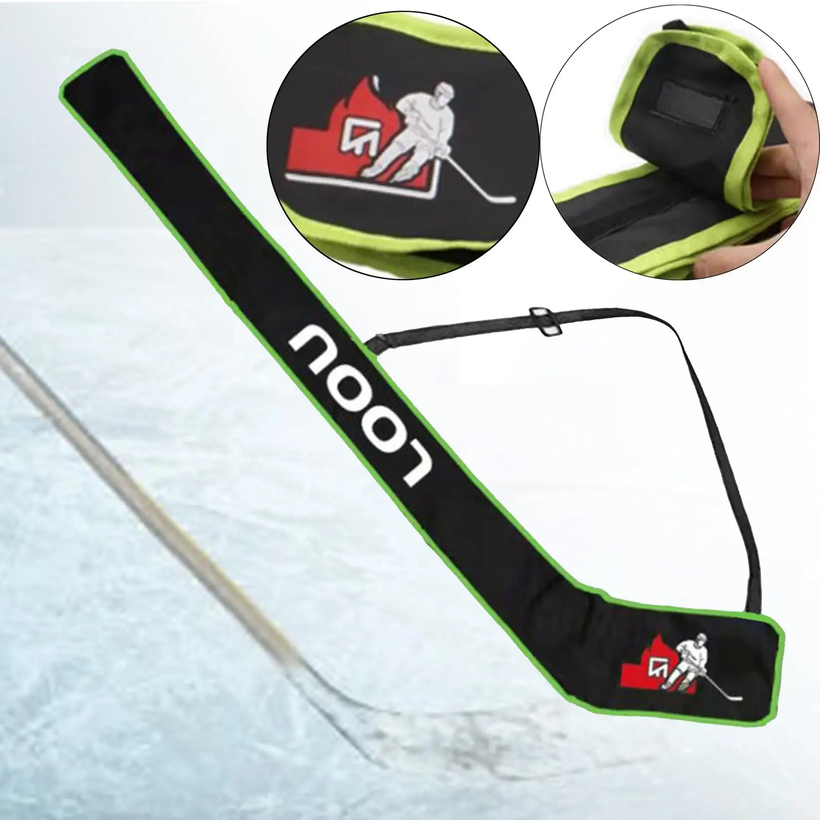 Сумка для клюшек для хоккея с шайбой сумка для хоккейных клюшек для тренировок в помещении и на открытом воздухе