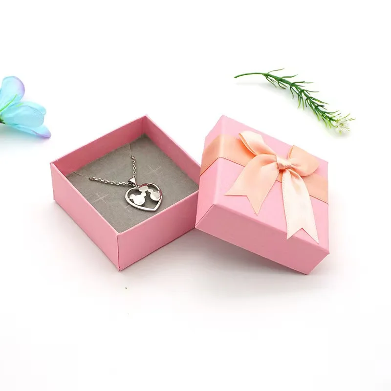 Шкатулка для драгоценностей лук высококачественное ожерелье серьги коробка кольцо браслет упаковочная коробка ювелирная витрина изысканная упаковка подарка