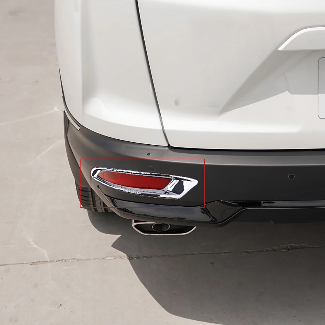 1 Пара Автомобильных ABS Хромированных Задних Противотуманных Фар Рамка Лампы Накладка Подходит для Honda CR-V 2020 2021 Аксессуары