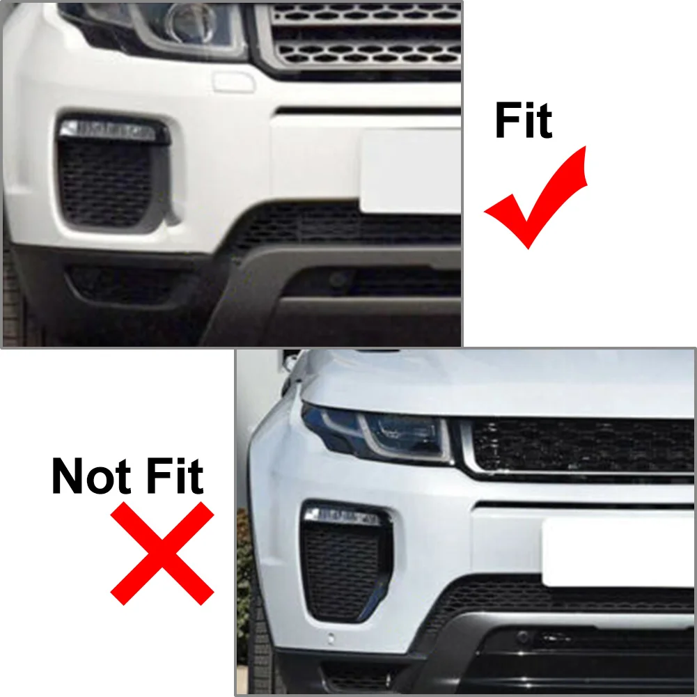 1 шт. Серая накладка противотуманных фар переднего бампера автомобиля слева/справа для Land Rover Range Rover Evoque L538 2016 2017 2018 2019