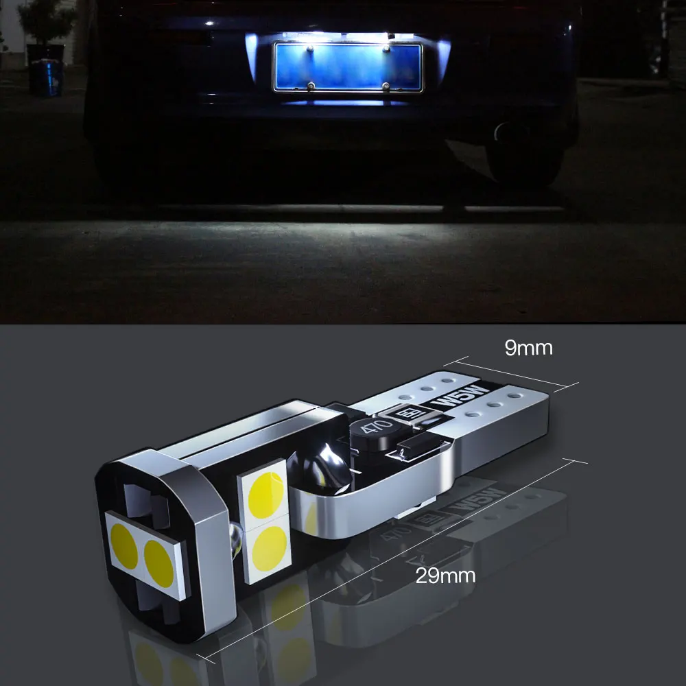 2 шт. Светодиодная лампа освещения номерного знака Canbus Аксессуары для Cadillac ELR 2014 2015 2016