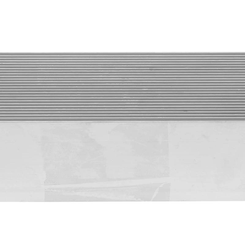 2X Алюминиевый Радиатор Радиатора Охлаждающий Вентилятор 200X69x37mm Серебристого Цвета