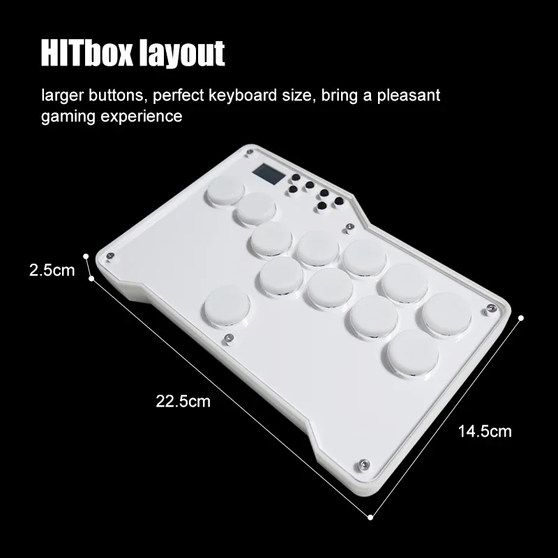 Аркадный файтинг с джойстиком-контроллером Hitbox mini с возможностью горячей замены Cherry /ПК / PS4 / NS