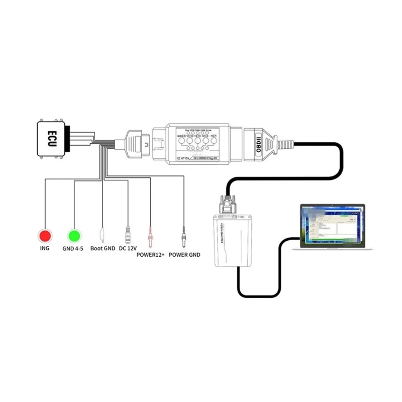 Диагностический адаптер OBD2 MPPS V21 Videent Кабель OBD BreakoutTricore Кабель распиновки R2LC