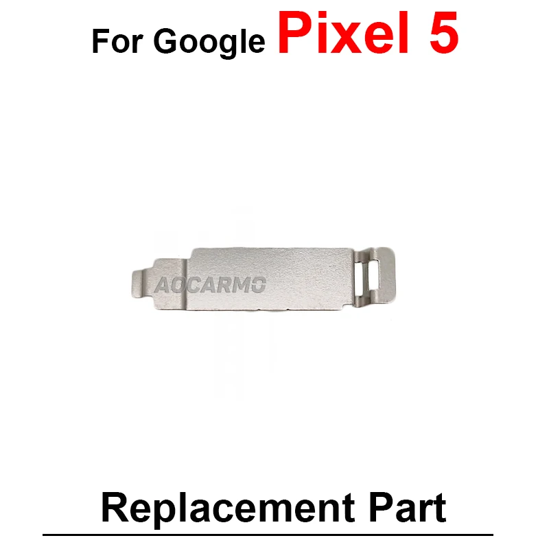 Для Google Pixel 5 4 3a XL 3aXL ЖК-дисплей Держатель Гибкого Кабеля Крышка Металлическая Фиксированная Пряжка Замена Кронштейна Материнской платы