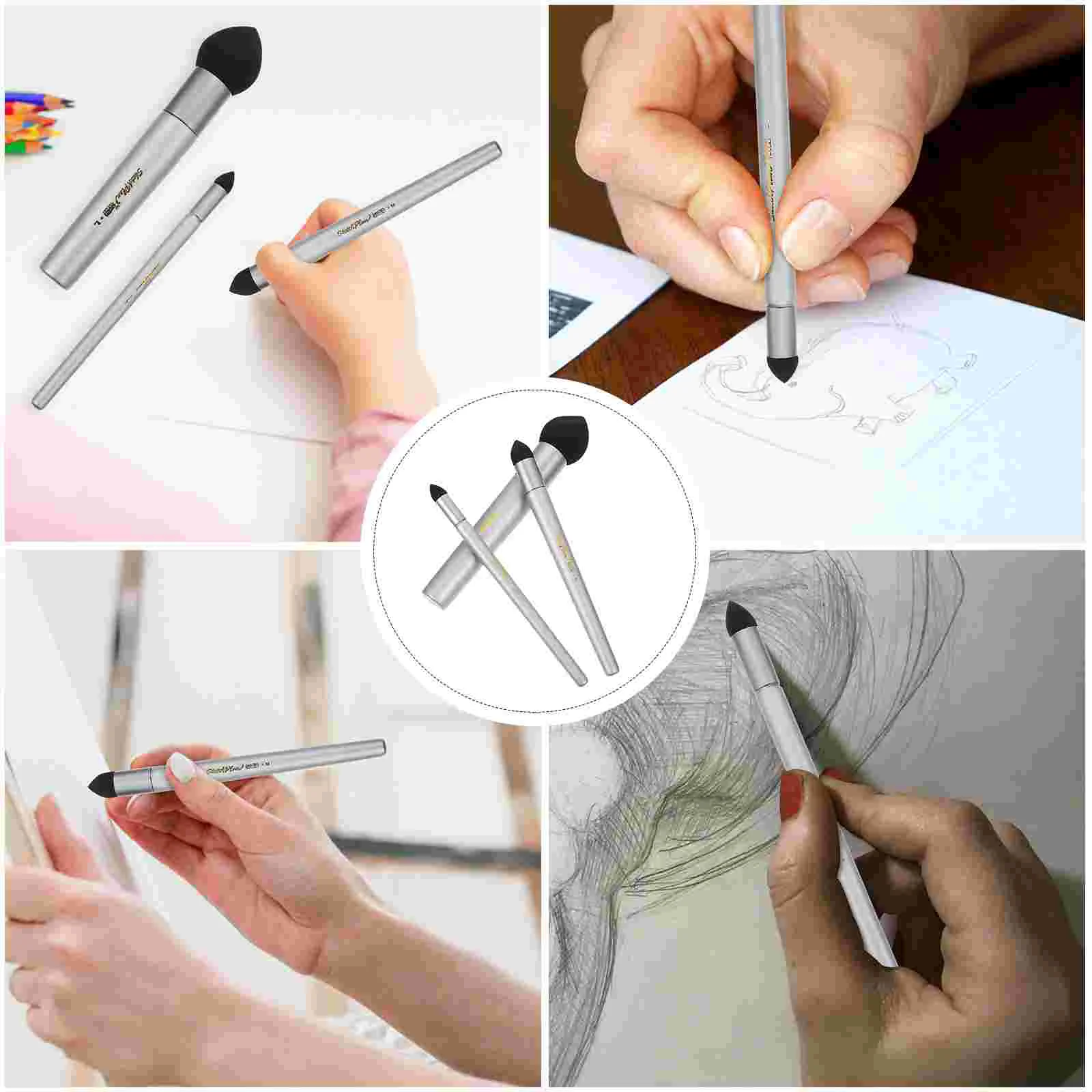 Инструмент для коррекции карандашом-губкой для эскиза, инструменты для растушевки, Инструменты для рисования, инструменты для стеклоочистителей, набор для размазывания рисунка, Модификация ручек для размазывания.