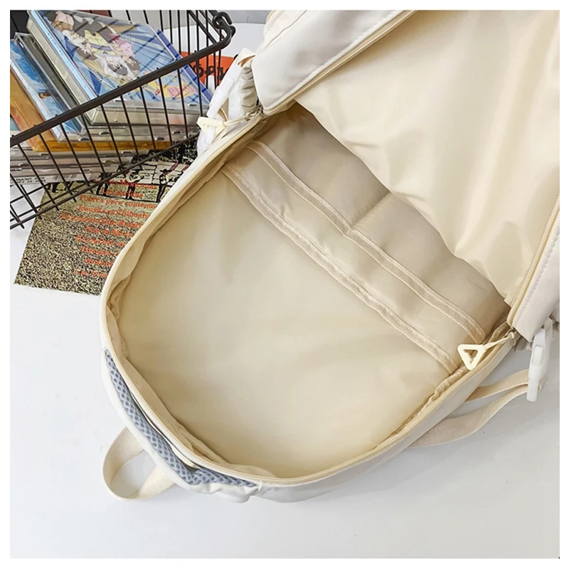 Нейлоновый рюкзак, женские школьные сумки для подростков, студенческий Корейский рюкзак для девочек