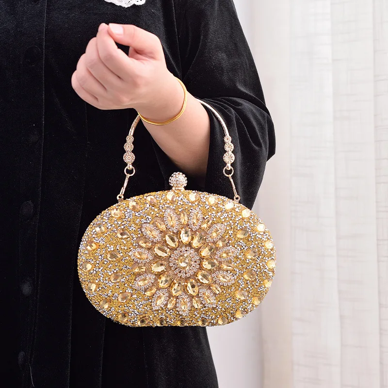 Новый Бриллиантовый женский роскошный клатч, вечерняя сумочка, Свадебный кристалл, женский кошелек для мобильного телефона, женский кошелек для вечеринки, качественный подарок
