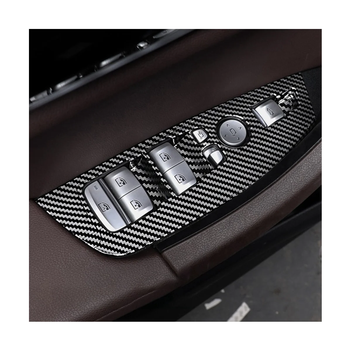 Отделка рамы кнопки стеклоподъемника автомобиля 4 шт для BMW X3 G01 X4 G02 2018-2021