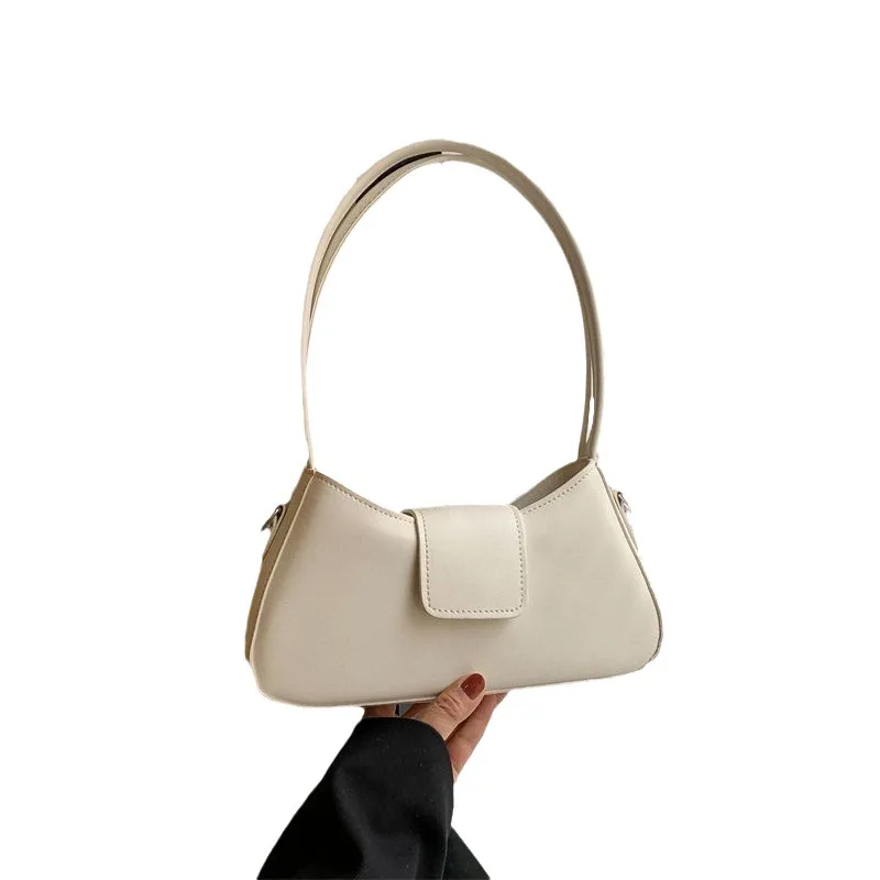 Современный Новый тренд, однотонная сумка через плечо для пригородных поездок, универсальная женская сумка через плечо для подмышек.