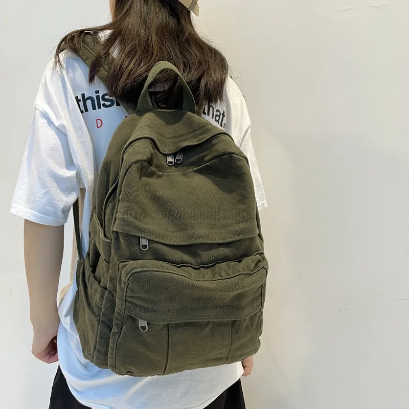 Школьная сумка из ткани для девочек, Новая мода, студенческий Винтажный женский рюкзак, Холщовая Женская сумка для ноутбука, дорожный женский рюкзак Kawaii